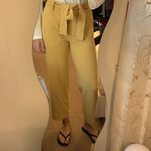 Bar III Yellow Pants